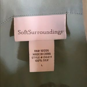 Soft Surroundings Tops - Soft surroundings tunic %100 silk, size L Soft Surroundings Tops - Soft surroundings tunic %100 silk, size L